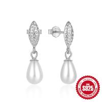925 Silver Freshwater Pearl Drop Earrings