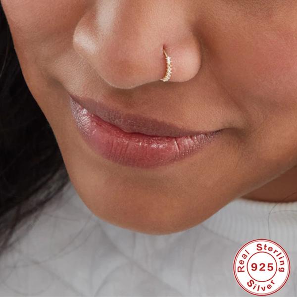 925 Silver Minimalist Nose Ring