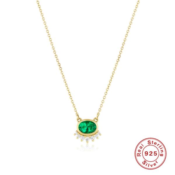 925 Silver Evil Eye Pendant Necklace
