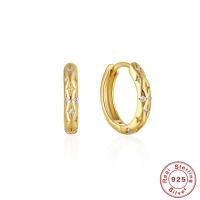 Gold-Plated Star Motif Small Hoop Earrings
