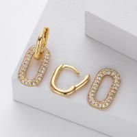 Gold Geometric Dangle Earrings