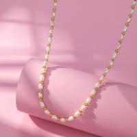Freshwater Pearl and Gold Beaded Necklace