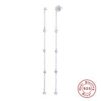 Sterling Silver Star Threader Earrings