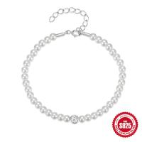 925 Silver Freshwater Pearl Bracelet