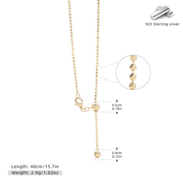 Gold Delicate Lariat Necklace