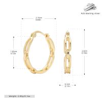 Gold Geometric Small Hoop Earrings