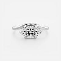 925 Silver Marquise Solitaire Ring