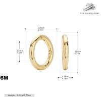 Gold-Plated Huggie Earrings