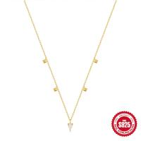 Gold-Plated Opal Station Necklace