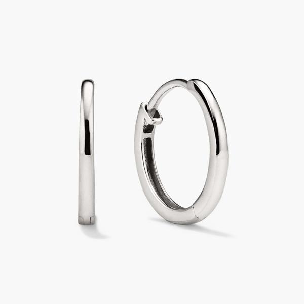 Small Silver Hoop Earrings