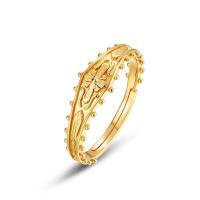 Floral Gold Band Ring