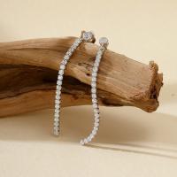 Silver Cubic Zirconia Dangle Earrings