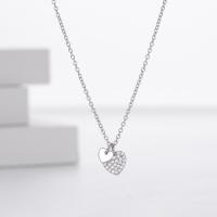 Silver Heart Charm Necklace