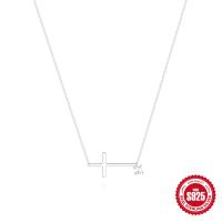 925 Silver Minimalist Cross Pendant Necklace
