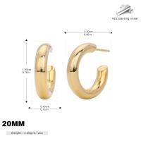 Gold-Tone Small Hoop Earrings