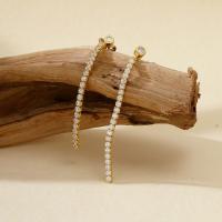 Gold Cubic Zirconia Dangle Earrings