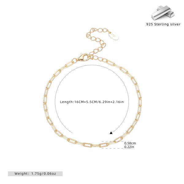 Gold Adjustable Link Bracelet