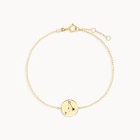 Gold-Plated Minimalist Star Chain Bracelet