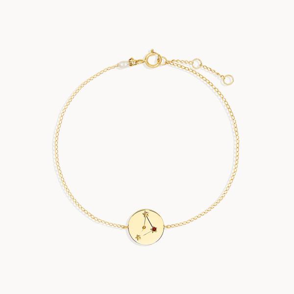 Gold-Plated Minimalist Star Chain Bracelet