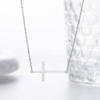 Silver Cross Pendant Necklace
