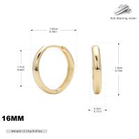 Gold-Tone Small Hoop Earrings