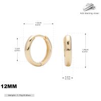Gold-Tone Huggie Earrings