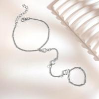 Sterling Silver Chain Hand Bracelet