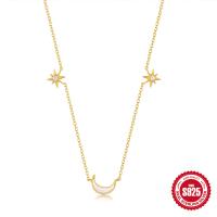 Gold-Tone Celestial Station Necklace