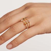Gold Stackable Multi-Stone Rings
