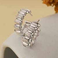 Silver Medium Hoop Earrings
