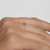 Silver Pavé Band Ring