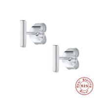 925 Silver Bar Stud Earrings