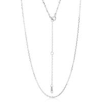 Adjustable Silver Lariat Necklace