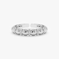 Silver Pavé Cuff Bracelet