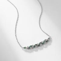 Floral Mixed Stone Pendant Necklace