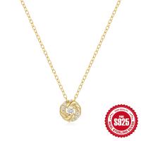 Gold-Plated Geometric Pendant Necklace