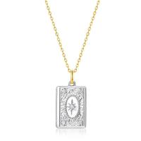 Two-Tone Celestial Pendant Necklace