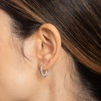 Small Silver Minimalist Hoop Earrings