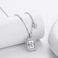 Floral Cubic Zirconia Pendant Necklace