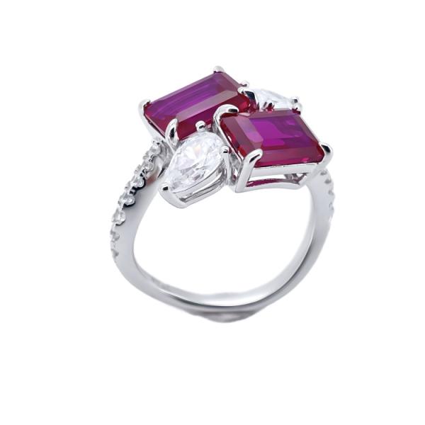 Ruby Silver Ring