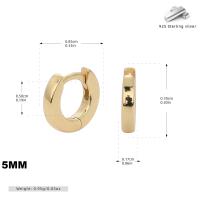 Gold-Tone Small Huggie Earrings