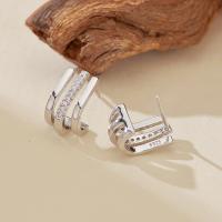 Silver Pavé Ear Cuffs