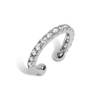 Silver Pavé Ear Cuff