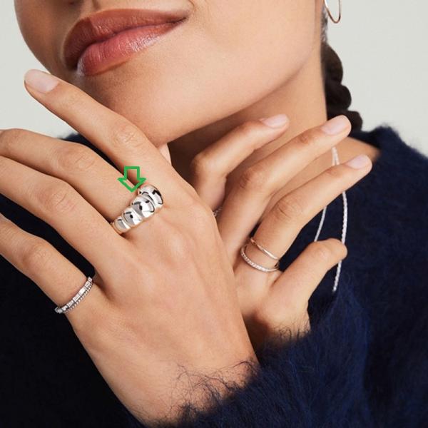 Chunky Silver Band Ring