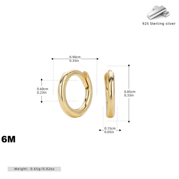 Gold-Tone Huggie Hoop Earrings