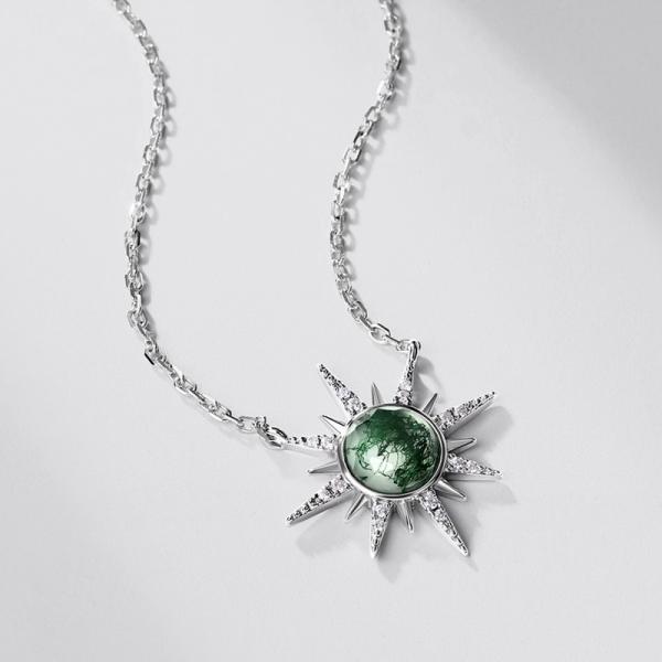 Turquoise Celestial Pendant Necklace