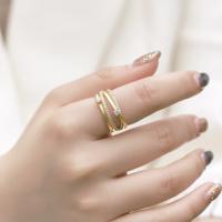 Gold-Tone Cubic Zirconia Stackable Band