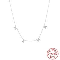925 Silver Personalized Letter Chain Necklace