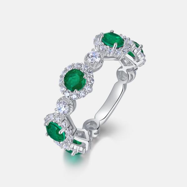 Emerald Eternity Band