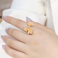 Gold Floral Band Ring